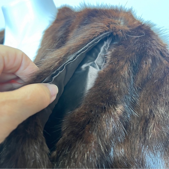 Vintage mink fur caplet stole wrap - Picture 6 of 7
